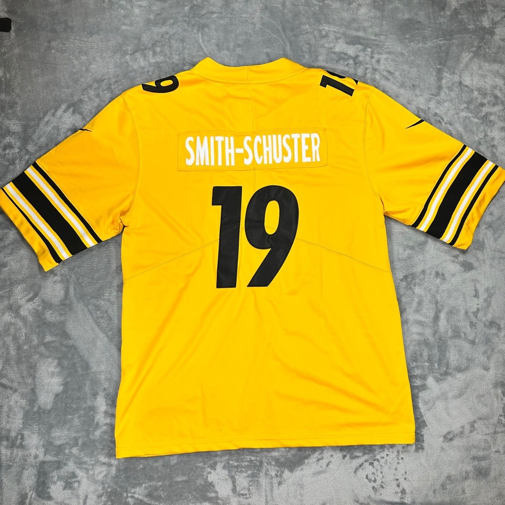 Nike NFL Pittsburgh Steelers JuJu Smith-Schuster 19 Jersey Yellow Mens XL - Picture 12 of 12